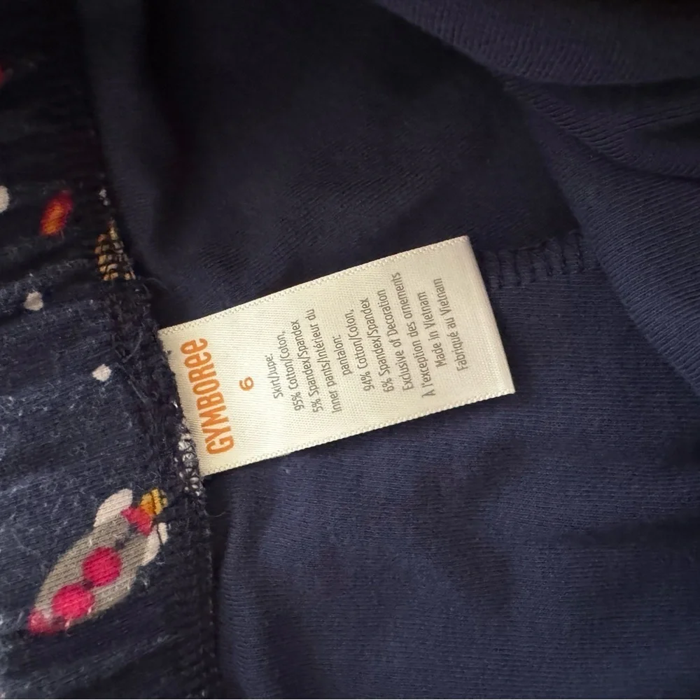 Gymboree navy skirt